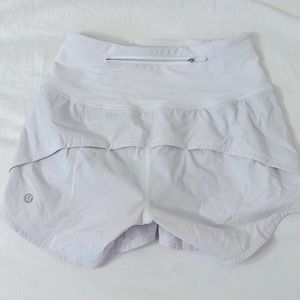 White lululemon shorts